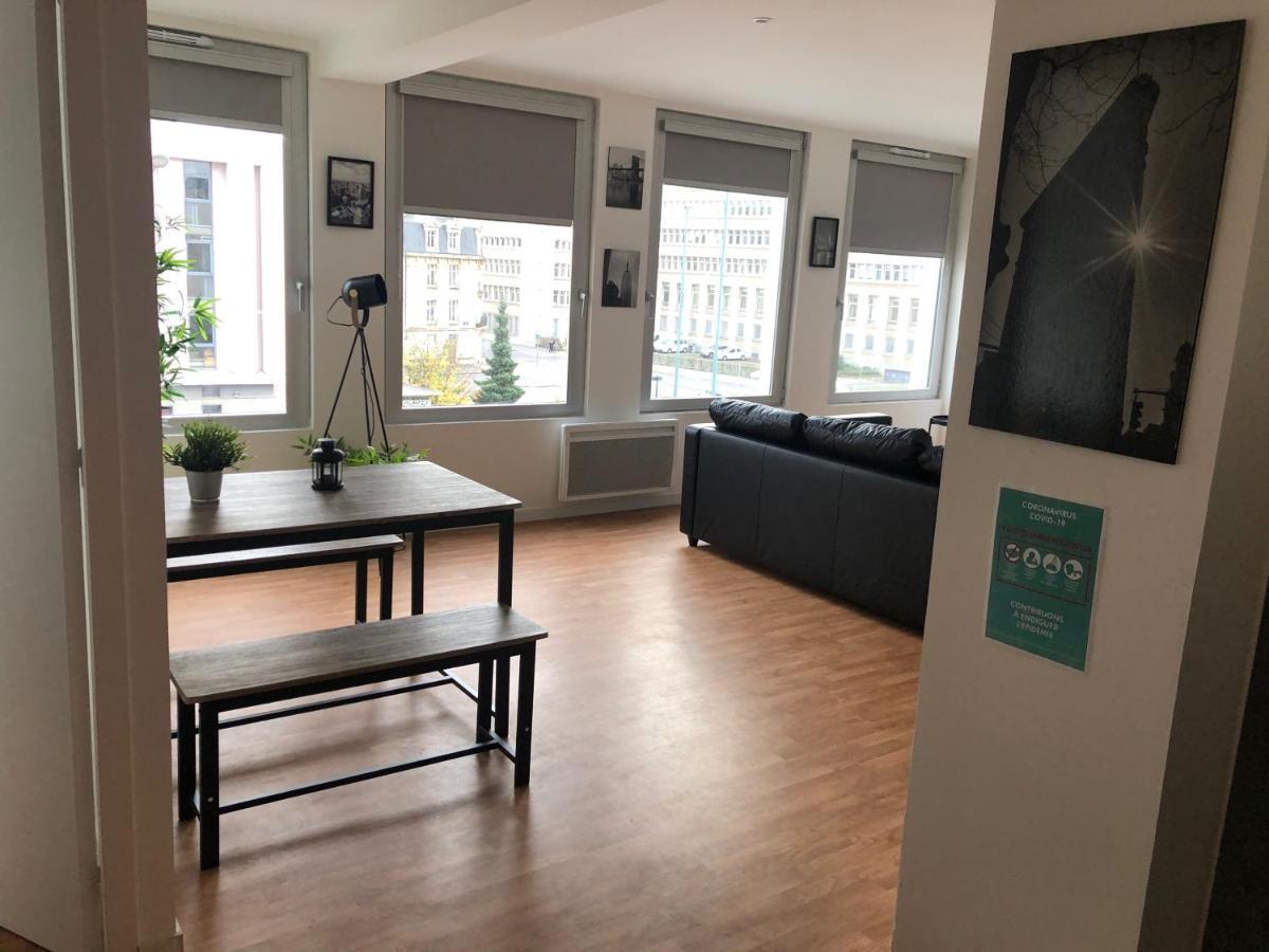 Hyper Centre - Wifi Fibre Gratuit - Jergweloh - Le New Yorkais Lejlighed Caen Eksteriør billede