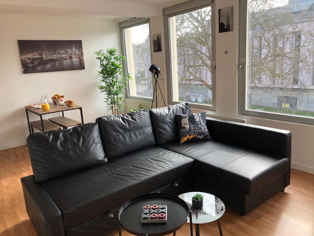 Hyper Centre - Wifi Fibre Gratuit - Jergweloh - Le New Yorkais Lejlighed Caen Eksteriør billede
